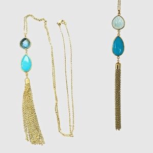 Loft | Long gold tone Necklace